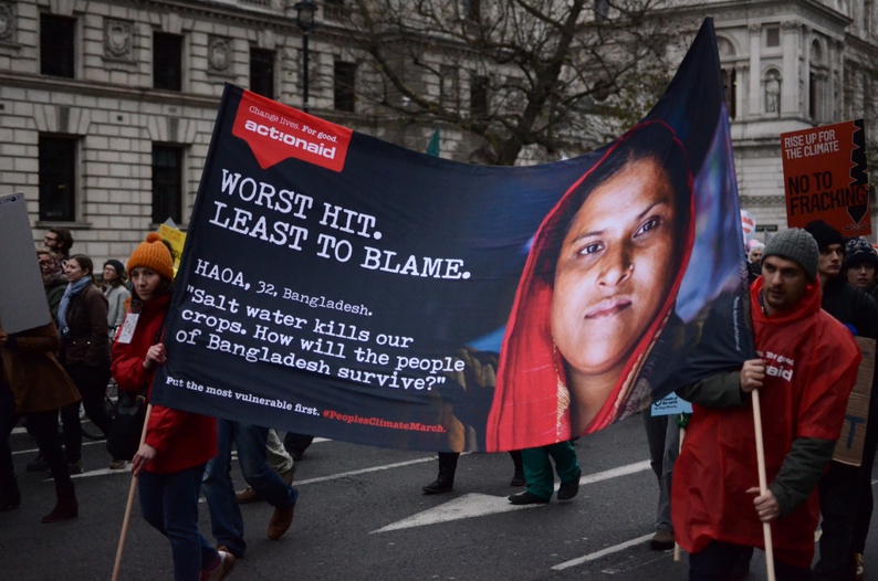 Il fiume Gange in Bangladesh è a maggior rischio di innalzamento del livello del mare