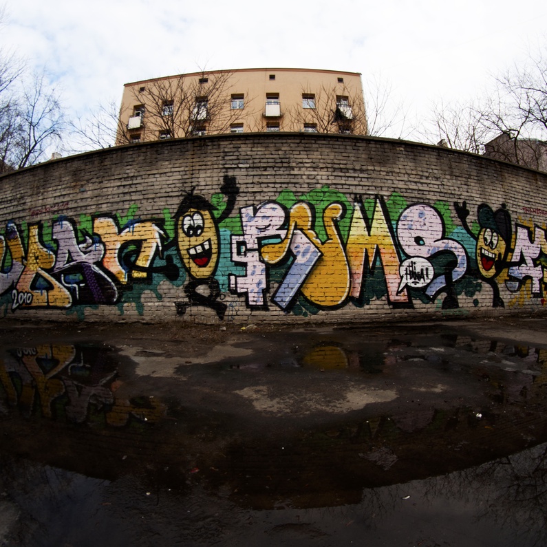 Typowo praskie graffiti