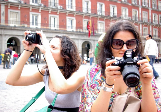 Incontrare fotografi dilettanti è un classico di qualunque zona turistica
