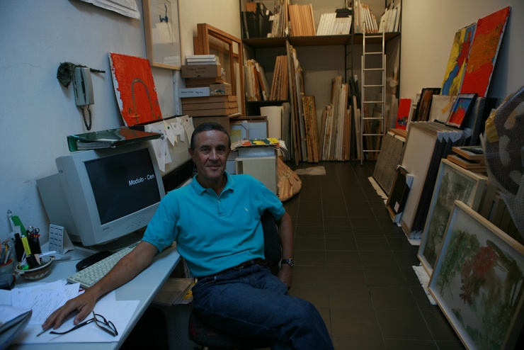 Teixeira in his office (Image: ©Nikos Chrisikaki)