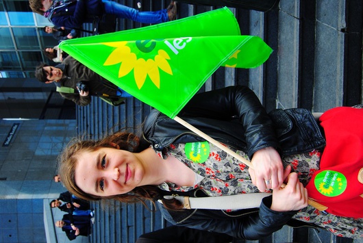 Jeune militante EELV crédits Susanna Arus