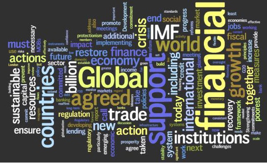 G20 Communique as a wordle