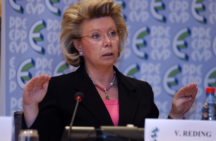 Viviane Reding 'Hey France, your ego is this big'