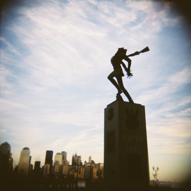 Oeuvre d'Andrzej Pityski, à Montgomery Street, Jersey City aux Etats-Unis