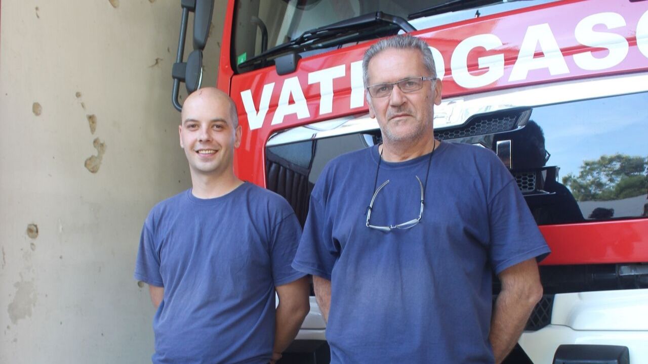 Marko e Ljubomir sono vigili del fuoco della caserma occidentale della città
