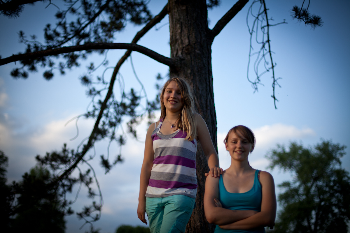 Ada und Ajda, beide 13 Jahre