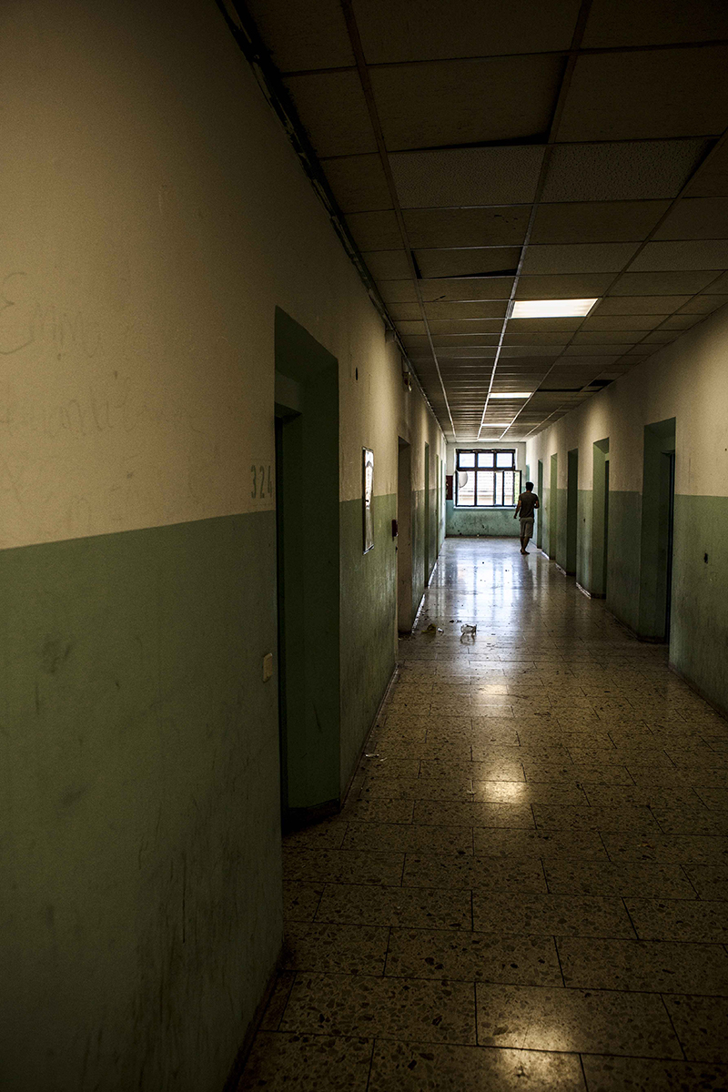 Behind the barbed wire (Würzburg, August 2012)