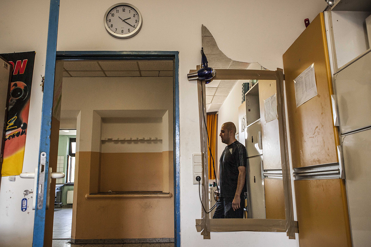 Under house arrest (Würzburg, August 2012)