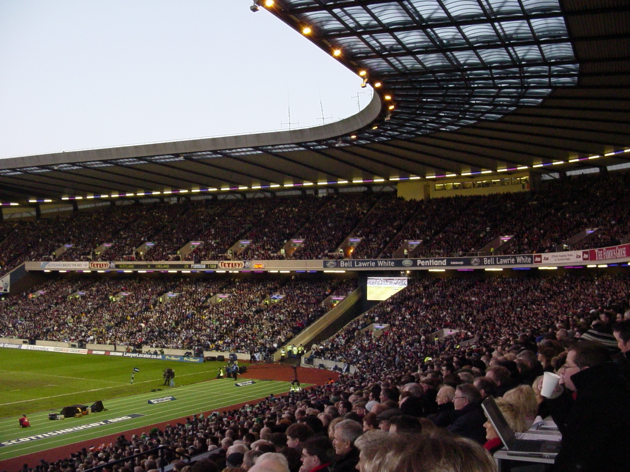 Lo stadio di Murrayfield a Edimburgo. (Foto: Fabio Iuliano)