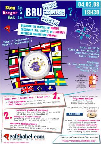 Image for EAT IN BRUSSELS ? Discover the taste(s) of Europe !