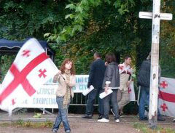 Image for Les Géorgiens de Strasbourg se mobilisent au carrefour de l’Europe