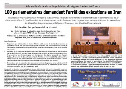 Image for Hassan Rohani en France : Et les droits de l’homme des Iraniens ?