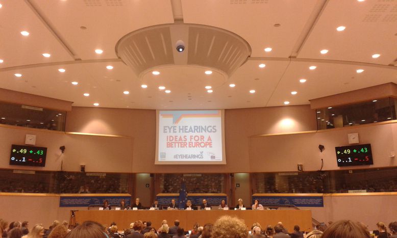 Image for EYE hearings 2014: Ideas for a Better Europe