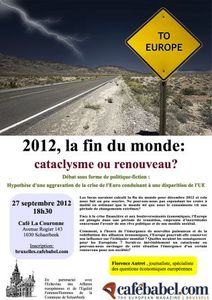 Image for 2012, la fin du monde: cataclysme ou renouveau? - Un débat de politique fiction - Cafebabel Bruxelles