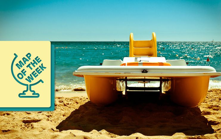 Image for Carte de la semaine : les Italiens en vacances