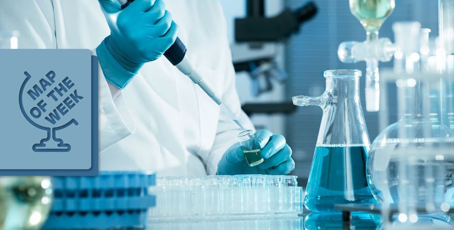 Image for Map of the Week: Forschen in Europa